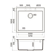  Omoikiri BOSEN 57-PL (570500220) , , - 4993221