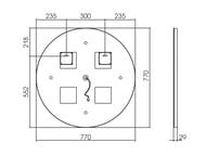  Silver Mirrors Perla neo (770770) LED-, ,  LED-00002400