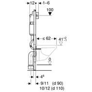 GEBERIT Duofix    ,  Delta51 ,  458.128.11.1