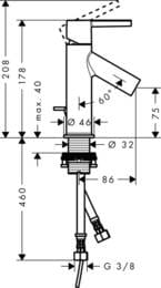  Axor Starck 10102000  ,  75 ,   , 