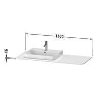  Duravit Happy D.2 Plus 130055016 1  ,    HP031KL3636