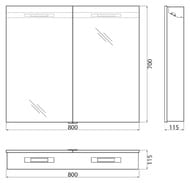   BelBagno (800126700)  LED,,  SPC-2A-DL-BL-800