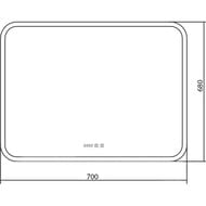  Silver Mirrors -6 (700680) LED-, , ,  LED-00002385