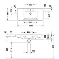   Duravit D-Neo 1005480160 , WonderGliss,  23671000001