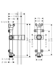       Axor ShoweSolutions 3/4" 10941180