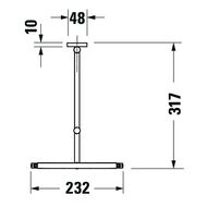 DURAVIT D-Code  , , 3- ,  0099121000