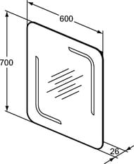  Ideal Standard MIRROR&LIGHT (600700)  , , ,  T3350BH