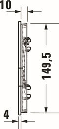   Duravit A1 140,5157  , ,   WD5005