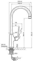    VARION Armaturen REGIA 2247 77 3 