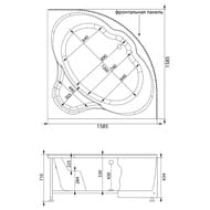   Aquanet SANTIAGO 160160 ,  ,   204034