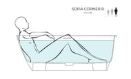   Salini Sofia Corner R 102524MRH 1700850590  S-Stone,  RAL 1/2