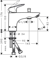  Hansgrohe Logis 71312000  / ,  145,