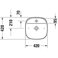   Duravit Zencha 420420,   2374420071