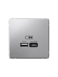  Systeme Electric ARTGALLERY USB A + -C 45, .. QC,PD, , GAL000329