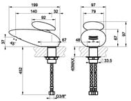  Gessi Equilibrio 52001.149+52002.149  , 