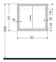 - Duravit L-Cube (800700154) , ,  LC7651018180000