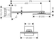   Axor ShowerSolutions 35296000 250, , 2jet,2  , , 