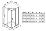    RAVAK BLIX SLIM BLSRV2K-120 (1186-12001950) .+  Transparent