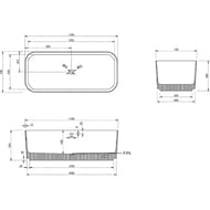   Abber Stein 1700x750x550 . , :  AS9663Violett