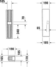  DURAVIT DuraStyle   55-65  0858290000