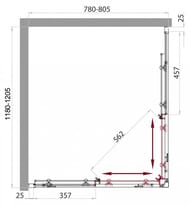   BelBagno Sela (1180-1205780-805) AH-2-120/80-C-Cr,  /