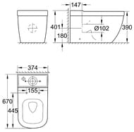  - Grohe Euro Ceramic 3933800H  (368390670) . ,  