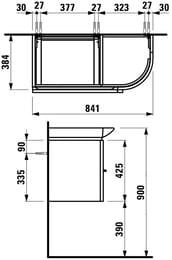    Laufen CASE for Palace 401502 (840375450) , 2 ,  