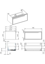    La Fenice Elba Grigio 80  (776469350)   FNC-01-ELB-G-80