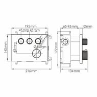   / WasserKRAFT Wiese 8458 Thermo .,  3 , .