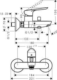  Hansgrohe Logis E 71403000    , , 