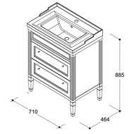    Caprigo  70 bianco light vintage 714905465  2 . 10317-003