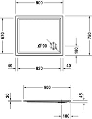   Duravit Starck 900750 720117000000000