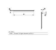   LAUFEN Frame25 447531 (13002525) , LED4000, 