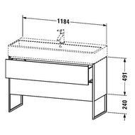    Duravit XSquare 1184491460 , 2 ,   XS447702222