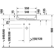   Duravit Zencha 550390,   2374550071