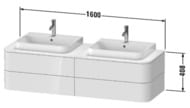    Duravit Happy D.2 Plus 1600408550 4 ,   HP4964B2222