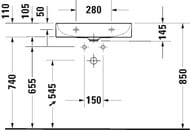  Duravit DuraSquare 600400 . .,    23566000411