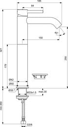    Ideal Standard CERALINE ,  250,    BC269XG