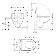   Geberit Renova T54 (370540) ,   QR 500.801.00.1