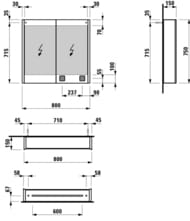   LAUFEN Frame25 408503 (800750150)  ,  