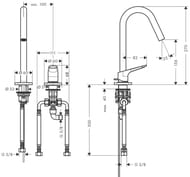  Axor Citterio M 34132     2 , /,  135 ,