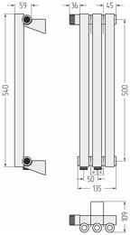  -0   500135 (3 ) ., EU50  , 3/4", 00-0320-5003