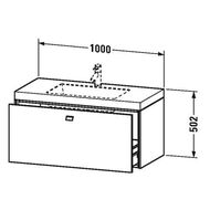  c  Duravit Brioso (1000480502) , 1 . .,   BR4602O1022