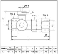   Oventrop Expa-Con 25, Rp1, ,  . .  . .1089052