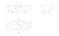   Knief Edwardian (1700x750x600) ,  0100-062