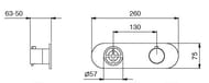    Fantini Fontane Bianche ,  Matt Gun Metal 47P5P331B