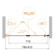   CEZARES ECO (785-813x1950) O-BS-12-80-C-Cr  ,  