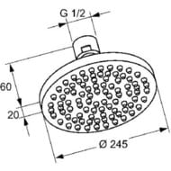   KLUDI A-QA DN15 ECO  245,  6652105-00