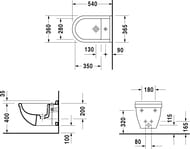   DURAVIT STARCK 3 365540335   ,  2280150000