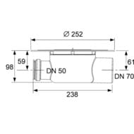  TECEdrainpoint DN 70   3603500